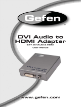 Gefen EXT-DVIAUD-2-HDMI User manual