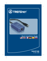 Trendnet USB to 10/100Mbps Adapter Installation guide