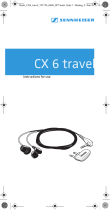 Sennheiser CX 6 Travel User manual