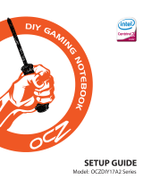 OCZ Technology DIY 17" Gaming Notebook Installation guide