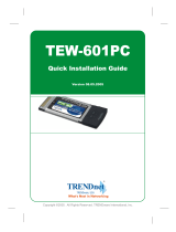 Trendnet TEW-601PC Installation guide