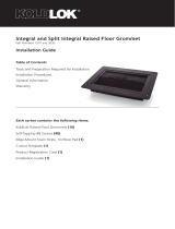 Upsite KoldLok Raised Floor Grommet Integral Installation guide