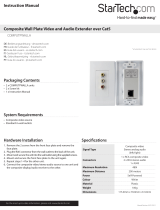 StarTech.comComposite Wall Plate Video Extender