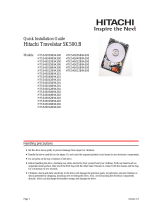 HGST 160GB, E5K500.B, 50pk Installation guide