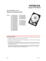 Hitachi HTS725025A9A364 User manual