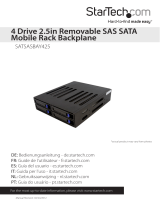 StarTech.com4 Drive 2.5" Removable SAS/SATA Mobile Rack Backplane