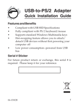 SIIG JU-ACB012-S2 User manual
