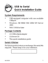 SIIG JU-CB1S12-S3 Installation guide