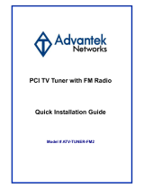 Advantek Networks ATV-TUNER-FM2 Installation guide
