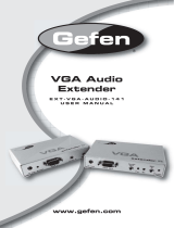 Gefen EXT-VGA-AUDIO-141 User manual