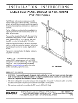 Chief PST 2000 Series User manual