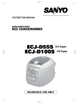 Sanyo ECJ-D55S User manual