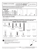 LG Accessory For Fixed orTilting Wall Mount User manual