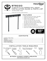 B-Tech BT8220 Installation guide