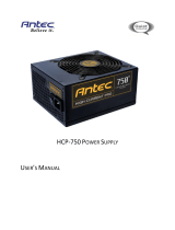Antec 0-761345-06238-1 User manual