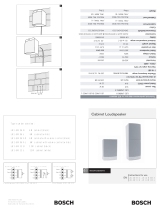 Bosch LB1-UW06-L-US User manual