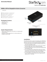 StarTech.com HDMI2DP User manual