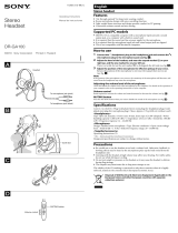 Sony DR-GA100 User manual