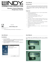 Lindy ExpressCard Smart Card Reader User manual