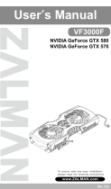 ZALMAN VF3000F(GTX580/570) User manual