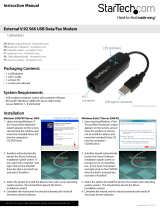 StarTech.com USB56KEM3 User manual