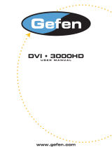 Gefen EXT-DVI-3000HD User manual
