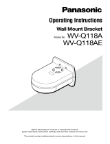 Panasonic WV-Q118AE Operating instructions