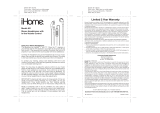 iHome IB1R User manual