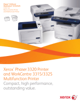 Xerox Phaser 3320 User manual