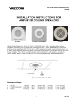 Valcom V-1010C Installation guide