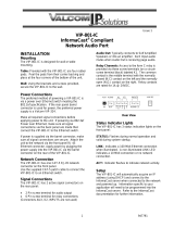 Valcom Audio Port User manual