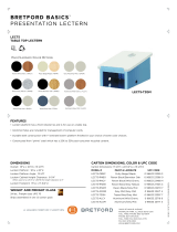 Bretford Table Top Lectern User manual