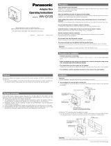 Panasonic WV-Q120 Operating instructions