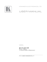Kramer Electronics 611T User manual