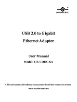 Vantec CB-U200GNA User manual