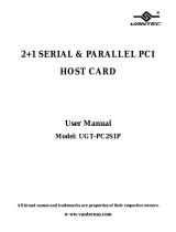 Vantec UGT-PC2S1P User manual