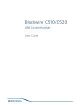 Plantronics Blackwire 500 Series User manual