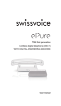 SwissVoice ePure 2 User manual
