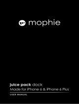 Mophie Juice pack dock - iPhone 6-6 Plus Owner's manual