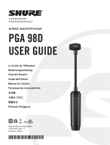Shure PGA98D Alta Condenser Gooseneck Drum Microphone User guide