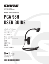 Shure PGA98H Alta Condenser Horn Mic User guide