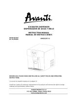 Avanti WIMD332PC-IS User manual