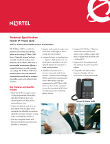 Nortel 1230 IP Phone (TEXT) Owner's manual