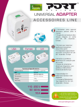 Port Designs Universal adapter Owner's manual