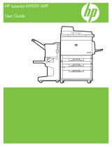 HP LaserJet M9059 Multifunction Printer series User guide