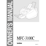 Brother MFC-3100C Owner's manual