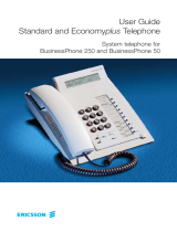 Ericsson BUSINESSPHONE 50 User manual