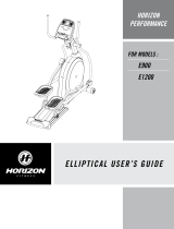 Horizon Fitness E1200 User guide