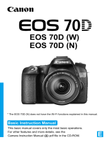 Canon EOS 70D User manual