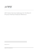 Juniper SRX240 Series User manual